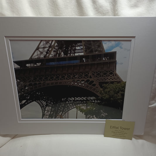 Original Photo Print Eiffel Tower Close-up 8 x 10
